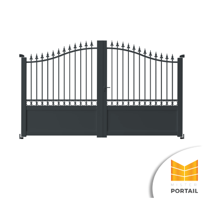Portail Battant Traditionnel AMORPHA<br>Anthracite